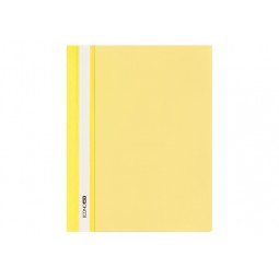 Папка-швидкозшивач А4 Economix без перфорації, фактура "глянець", жовта