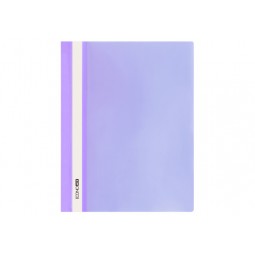 Папка-швидкозшивач А4 Economix без перфорації, фактура "глянець", фіолетова