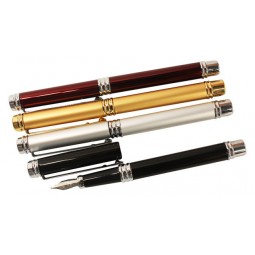 Ручка металлическая перьевая BAIXIN FP-570 (микс)