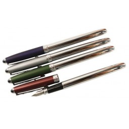 Ручка металлическая перьевая BAIXIN FP-901 (микс)