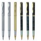 Ручка металлическая перьевая BAIXIN FP-918 (мрамор с золотом)