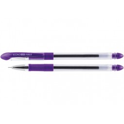 Ручка гелева ECONOMIX FIRST 0,5 мм, фіолетова