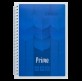Тетрадь на пружине PRIME А5, 96л., клетка, в картонной обложке, синий