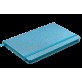 Блокнот ділової INGOT 125х195мм, 80л., клітка, обкладинка-штучна шкіра, блакитний