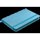 Блокнот ділової INGOT 95х140мм, 80л., клітка, обкладинка-штучна шкіра, блакитний