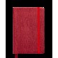 Блокнот деловой INGOT 95x140мм, 80л., клетка, обложка искусственная кожа, красный