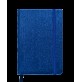 Блокнот деловой INGOT 95x140мм, 80л., клетка, обложка искусственная кожа, синий