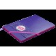 Блокнот деловой LOLLIPOP LOGO2U А5, 96л., клетка, обложка искусственная кожа, фиолетовый