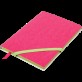 Блокнот деловой LOLLIPOP А5, 96л., линия, обложка искусственная кожа, розовый