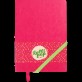 Блокнот деловой LOLLIPOP А5, 96л., линия, обложка искусственная кожа, розовый