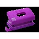 Дырокол пластиковый RUBBER TOUCH (до 10 л.), фиолетовый