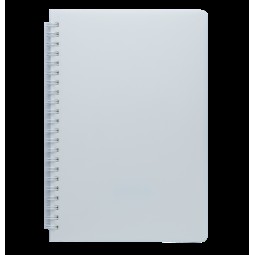 Книжка записн. на пруж. "FRESH" А5, 60л.,чистий, пластик.обл., білий