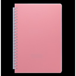 Книжка записн. на пруж. "FRESH" А5, 60л.,чистий, пластик.обл., св. рожевий