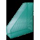 Лоток для бумаг вертикальный BUROMAX, металлический, зеленый