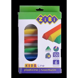 Пластилін 6 кольорів, 150 р, KIDS Line