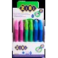 Ручка кулькова для правші з гумовим грипом, синій, дисплей, KIDS Line
