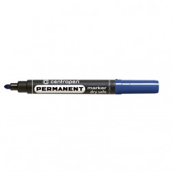 Маркер Permanent Dry Safe 8510 2,5 мм круглиый син