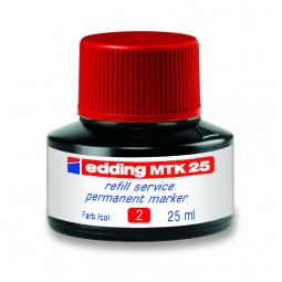 Чернила для заправки Permanent e-MTK25 красные