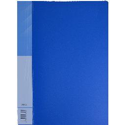 Папка пластиковая з 10 файлами А4 синяя DGG (1/100/400)