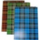 Блокнот А5, 48 аркушів, "Шотландка", в клеткау на спіралі БА5.48-168