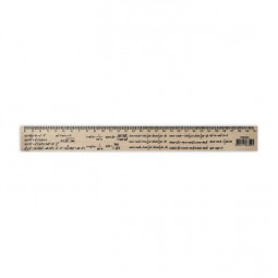 Линейка деревянная 30 см «Тригонометрия» (шелкография)