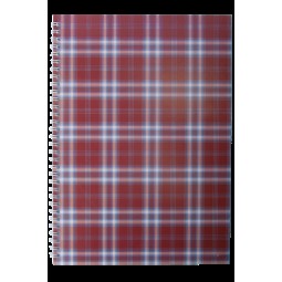 Тетрадь для записей SHOTLANDKA, А4, 48 л., клетка, картонная обложка, бордовая