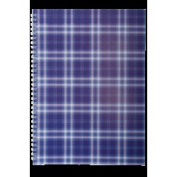 Тетрадь для записей SHOTLANDKA, А4, 48 л., клетка, картонная обложка, фиолетовая