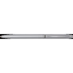 Шариковая ручка в бархатном чехле, хром