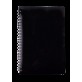 Тетрадь для записей GLOSS, А5, 80л., клетка, пластиковая обложка, черный