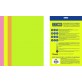 Набор цветной бумаги NEON, EUROMAX, 4 цв., 50 л., А4, 80 г/м²