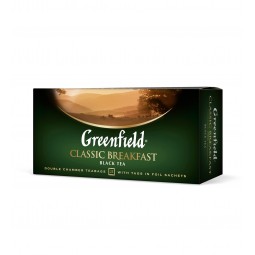Чай черный 2г*25*15, пакет, "Classic Breakfast", GREENFIELD