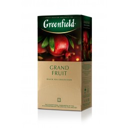 Чай черный 1.5г*25*10, пакет, "Grand Fruit", GREENFIELD