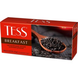 Чай черный 1.8г*25*24, пакет, "Breakfast", TESS