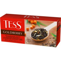 Чай черный 1.5г*25*24, пакет, "Goldberry", TESS