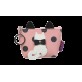 Кейс для монет PUSSY CAT, 13x10,5x5,5 см, розовый (декор: кот с подвижным хвостом)