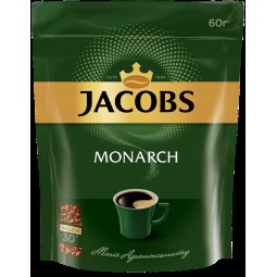 Кава розчинна 60 г, пакет, ТТ JACOBS MONARCH