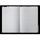 Блокнот деловой COMFORT, А5, 96 л., линия, серый, иск.кожа