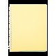 Тетрадь для записей SUMMER TIME, B5, 96л., клетка, пластиковая обложка, св.-желтый/лаймовый