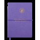 Блокнот деловой NICE, А5, 96 л., линия, фиолетовый, иск.кожа