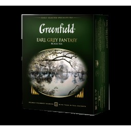 Чай черный EARL GREY FANTASY 2гх100шт. "Greenfield" , пакет