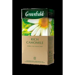 Чай травяной RICH CAMOMILE 1,5гх25шт., "Greenfield" , пакет
