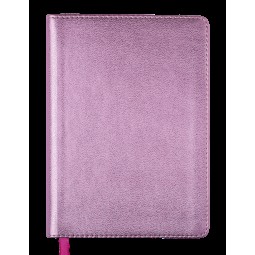 Ежедневник недатированный METALLIC, A6, розовый
