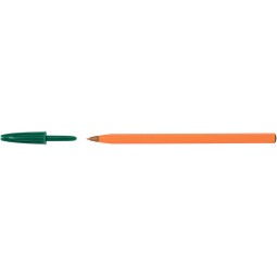 Ручка "Orange", зелена, 20 шт/уп