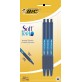Ручка "Soft Feel Clic Grip", синя, 3шт в блістері