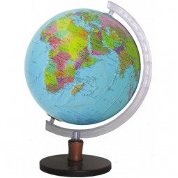 Глобус Политический без подсветки 320 мм на деревянной подставке (4820114952608)