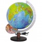 Глобус Физико-политический с подсветкой 320 мм на деревянной подставке (4820114954107)