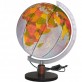 Глобус Физико-политический с подсветкой 320 мм на деревянной подставке (4820114954107)