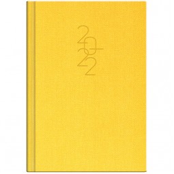 Ежедневник датированный BRUNNEN 2022 Стандарт Tweed желтый