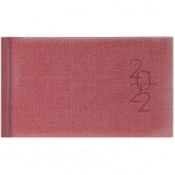 Еженедельник датированный 2022 BRUNNEN карманный  Tweed крас