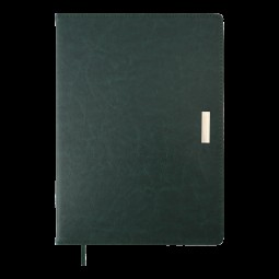 Ежедневник датированный  2022 SALERNO,  A4, зеленый, иск.кожа